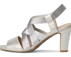 LifeStride Charlotte High Heel Sandal Silver Clearance