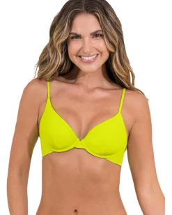 Maaji Chartreuse Dainty Unmolded Underwire Top Green Best