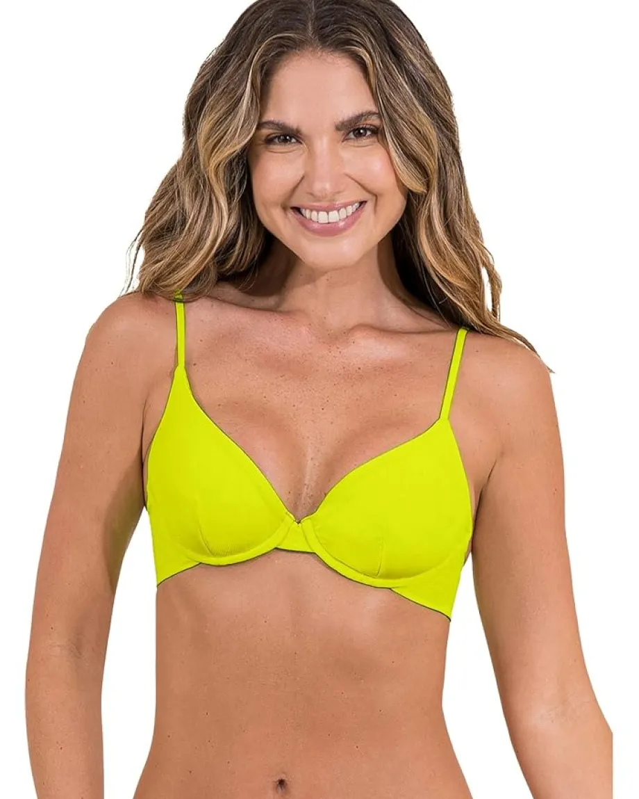 Maaji Chartreuse Dainty Unmolded Underwire Top Green Best
