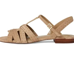 Women Vince Camuto Chaya Studded Gladiator Flat Sandals