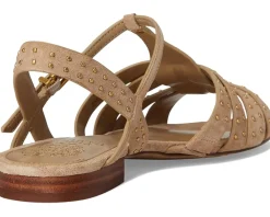 Women Vince Camuto Chaya Studded Gladiator Flat Sandals