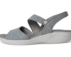 LifeStride Cheerful Strappies Graphite Waxy Fabric Online