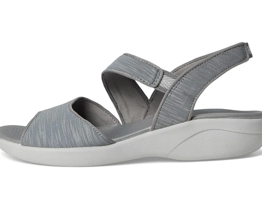 LifeStride Cheerful Strappies Graphite Waxy Fabric Online