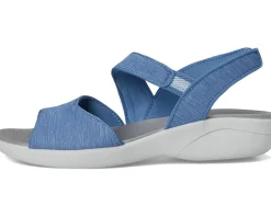 LifeStride Cheerful Strappies Elemental Blue Waxy Fabric Outlet