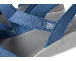 LifeStride Cheerful Strappies Elemental Blue Waxy Fabric Outlet