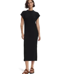 Varley Cheston Relaxed Knit Dress Black Best