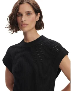 Varley Cheston Relaxed Knit Dress Black Best