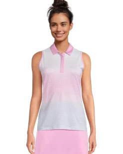 Callaway Chev Gradient Sleeveless Top Brilliant White New