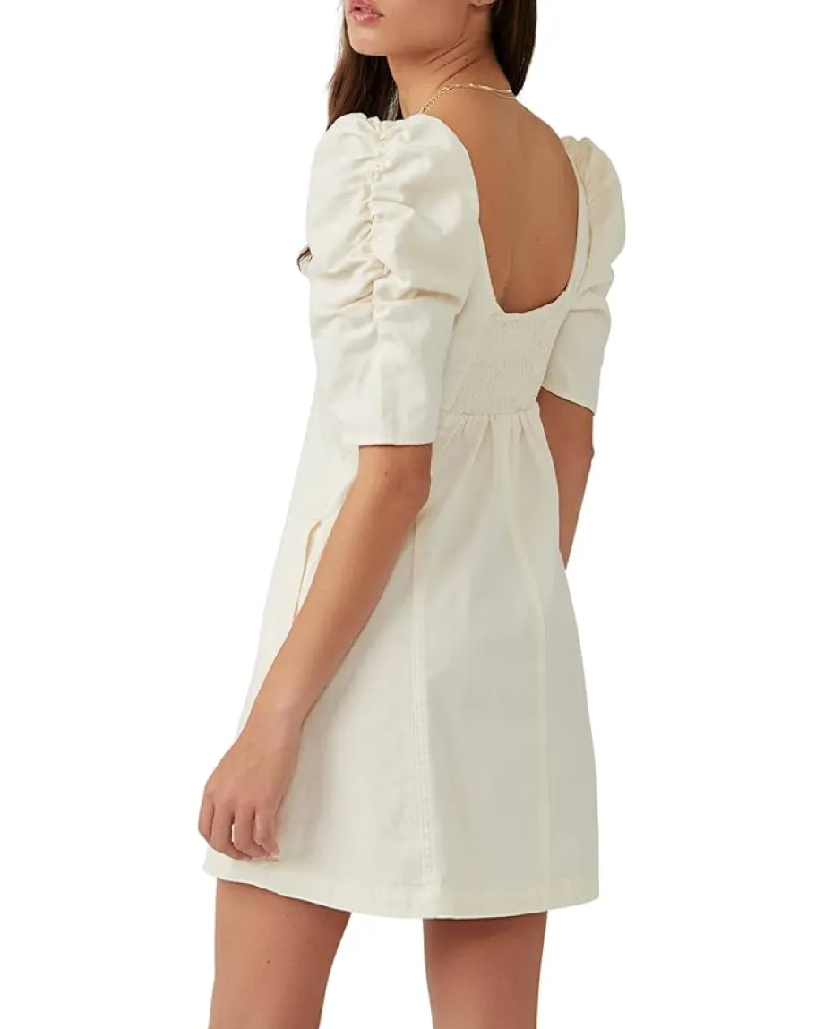 Women Free People Cheyenne Denim Mini Dress