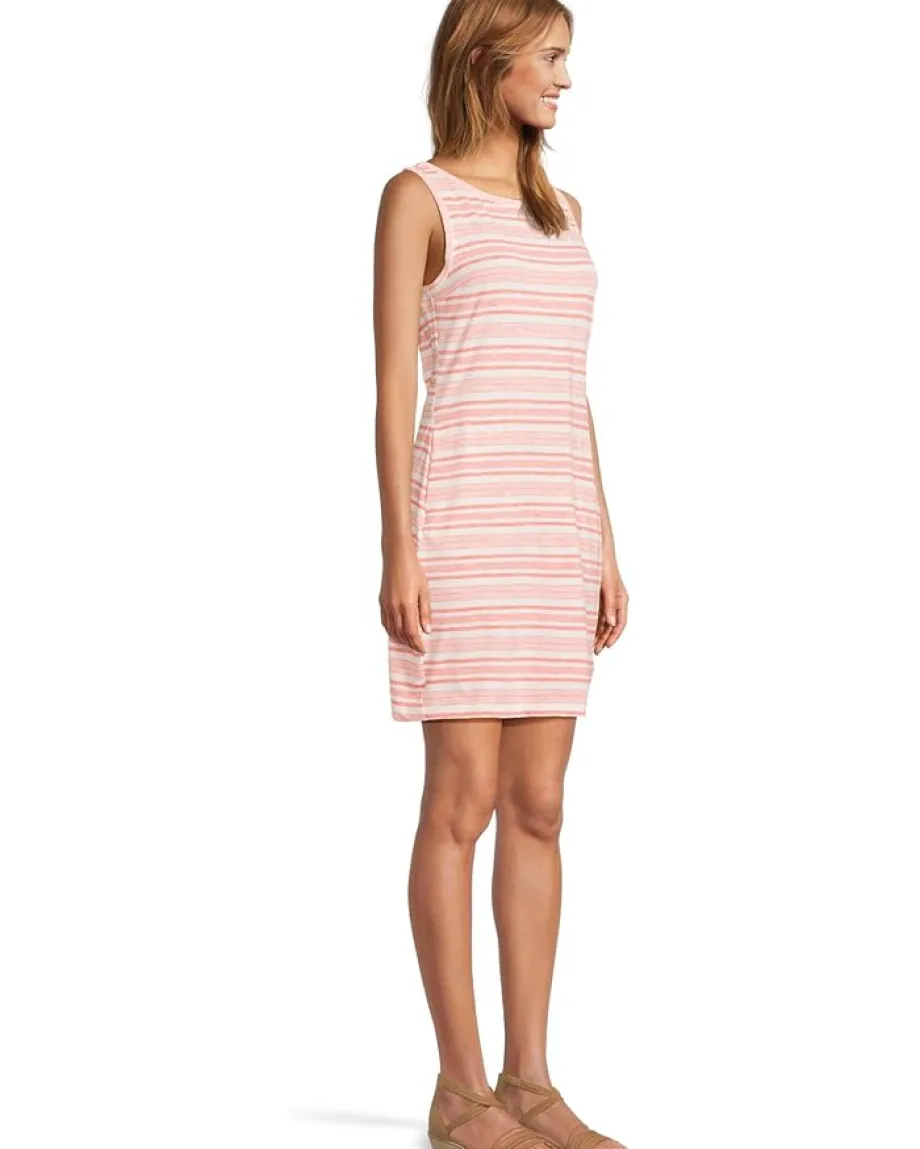 Columbia Chill River™ Printed Dress Pink Sand Spaced Stripe Hot