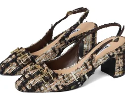 Dune London Choiced Brown Fabric Clearance