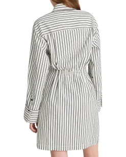 Women Madewell Chrisandra Dress - Seersucker Stripe