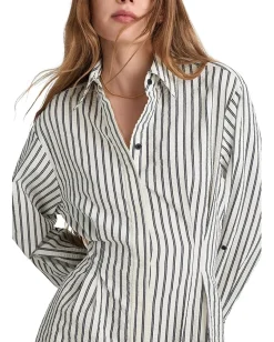 Women Madewell Chrisandra Dress - Seersucker Stripe