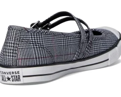 Converse Chuck Taylor All Star Dainty Mary Jane Plaid Black/White/Sporty Berry Online