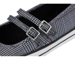 Converse Chuck Taylor All Star Dainty Mary Jane Plaid Black/White/Sporty Berry Online