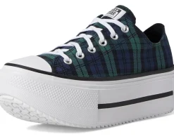 Women Converse Chuck Taylor All Star Lift Double Stack Platform Plaid