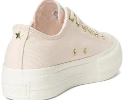 Converse Chuck Taylor All Star Low-Top Lift Platform Sneaker Pale Petal/Egret/Gold Sale