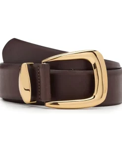 Madewell Chunky Waist Belt Chocolate Raisin