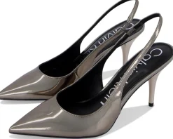 Calvin Klein Cinola Pewter Mirror Metallic Best