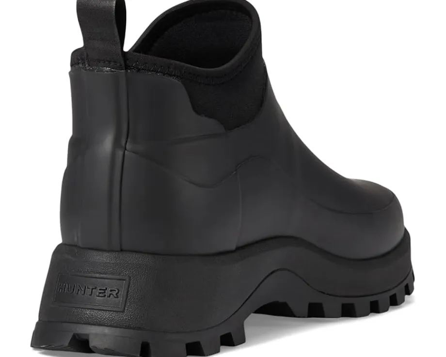 Hunter City Explorer Ankle Boot Black New