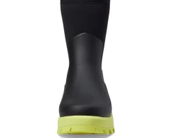 Hunter City Explorer Short Boot Black/Zesty Yellow Online