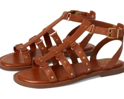 Vince Camuto Claira Gladiator Flat Sandals Caramello Clearance