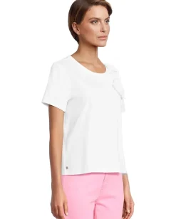 Lilly Pulitzer Clairmont Rosette Knit Top Resort White Online
