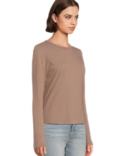 Women Michael Stars Clarissa Long Sleeve Tee