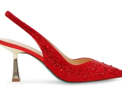 Blue by Betsey Johnson Clark Red/Gold Sale