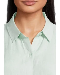 Women Eileen Fisher Classic Collar Long Shirt