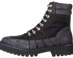 FREDA SALVADOR Claudia Black Buffed Calf Outlet