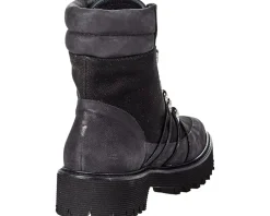 FREDA SALVADOR Claudia Black Buffed Calf Outlet