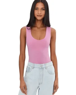 Free People Clean Lines Muscle Cami Orchid Smoke 1