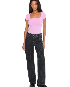 Women Free People Clean Lines Sunfade Baby Tee