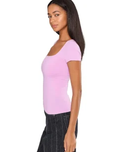 Women Free People Clean Lines Sunfade Baby Tee