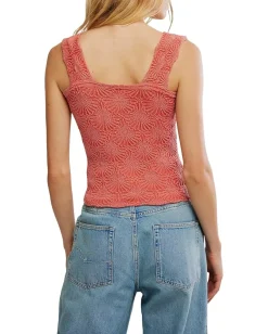 Free People Clean Slate Tank Rose Sienna Discount