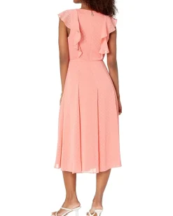 Tommy Hilfiger Clip Chiffon Dress Bloom Clearance