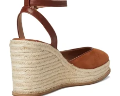 Cole Haan Cloudfeel Kyra Espadrille Wedges British Tan Suede Online