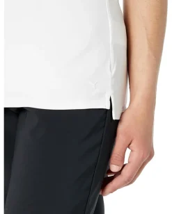 PUMA Golf Cloudspun Coast Sleeveless Polo Bright White Discount