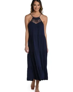 Women La Blanca Coastal Covers High Neck Dress