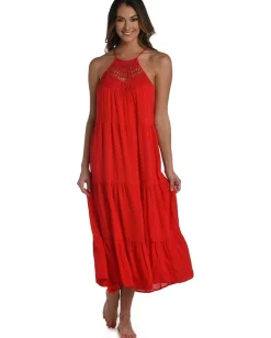 Women La Blanca Coastal Covers High Neck Dress
