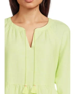 Women Tommy Bahama Coastalina Long Sleeve Tiered Dress