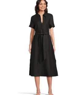 Tommy Bahama Coastalina Popover Midi Dress Black Best