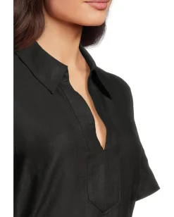 Tommy Bahama Coastalina Popover Midi Dress Black Best