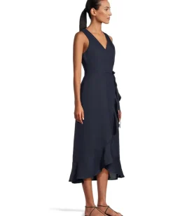 Tommy Bahama Coastalina Sleeveless Wrap Midi Dress Coastline Discount