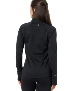 Under Armour ColdGear(R) Base 4.0 1/2 Zip Black/Pitch Gray Clearance