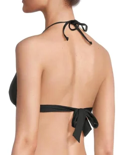 Women BECCA Colette Crochet Flower Halter Top