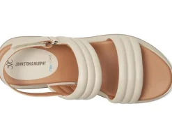 Johnston & Murphy Colleen Double-Band Sandal Bone Outlet