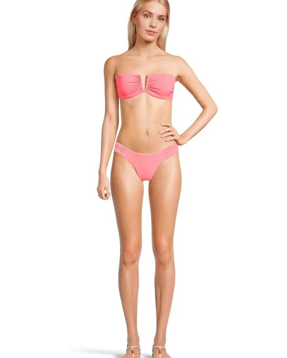 BECCA Color Code Brinley V Wire Bandeau Top Coral Reef Sale