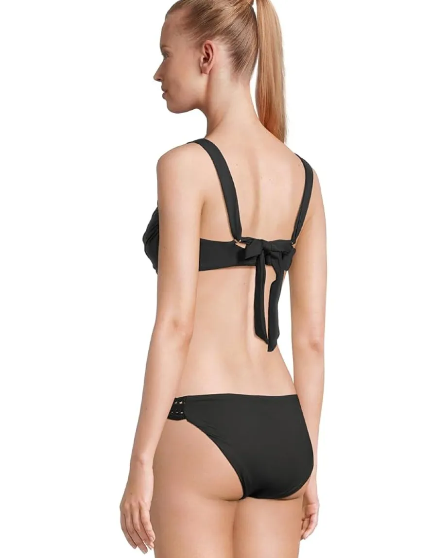 BECCA Color Code Francesca Multi Way Underwire Bra Top Black Best